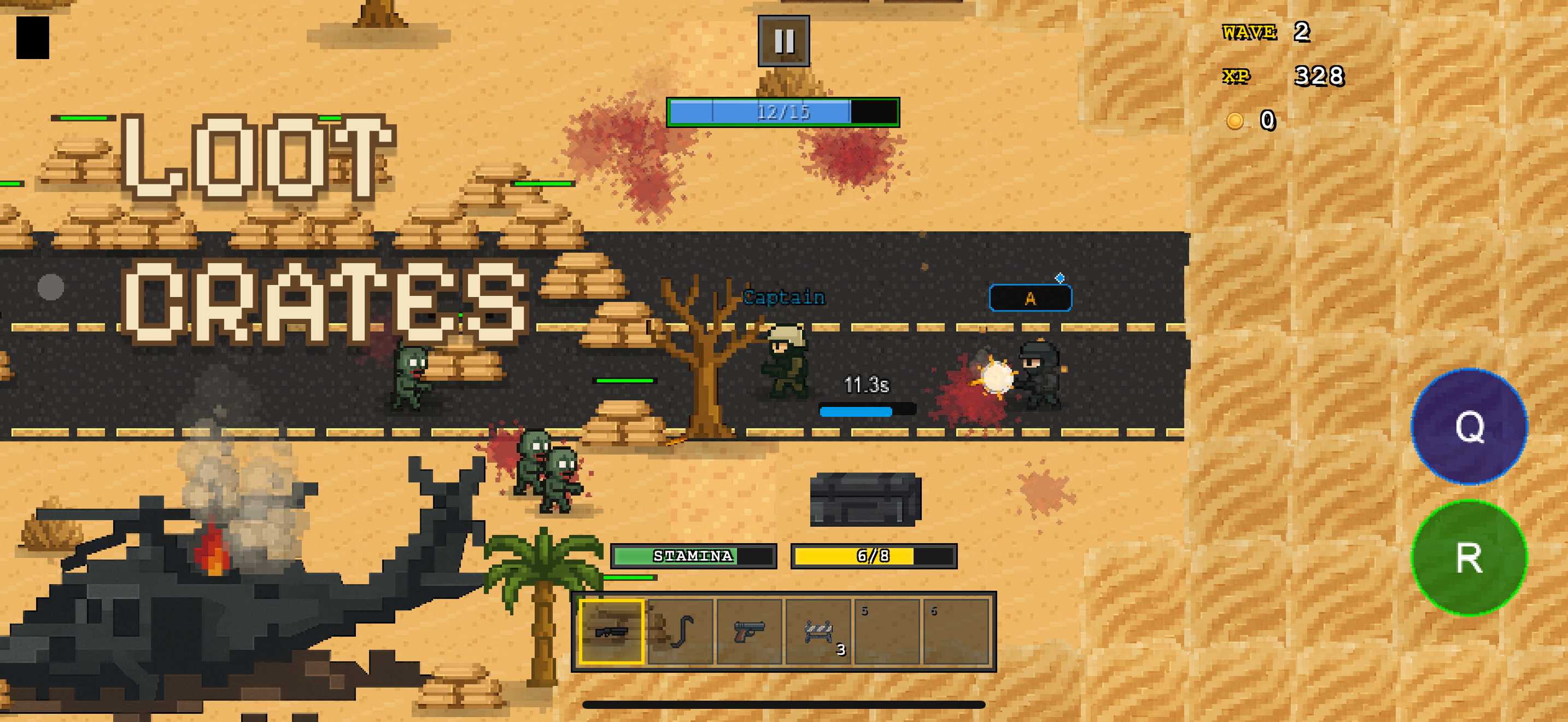 Craterush Gameplay Screenshot 1